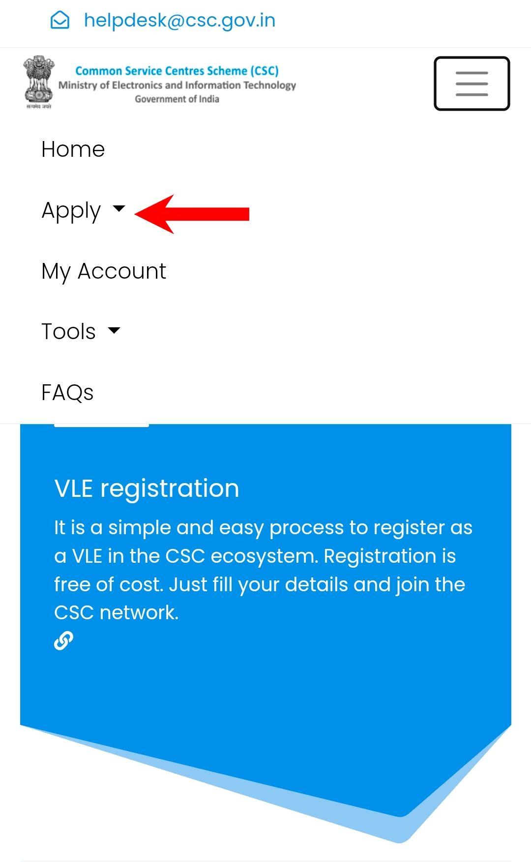 CSC Registration